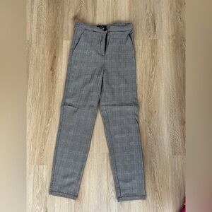 Checkered dress pants